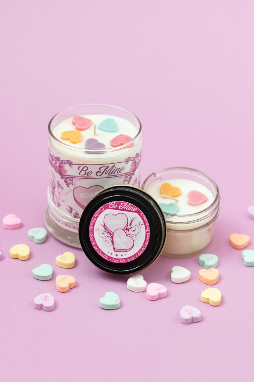 Be Mine • Candy Hearts Candle