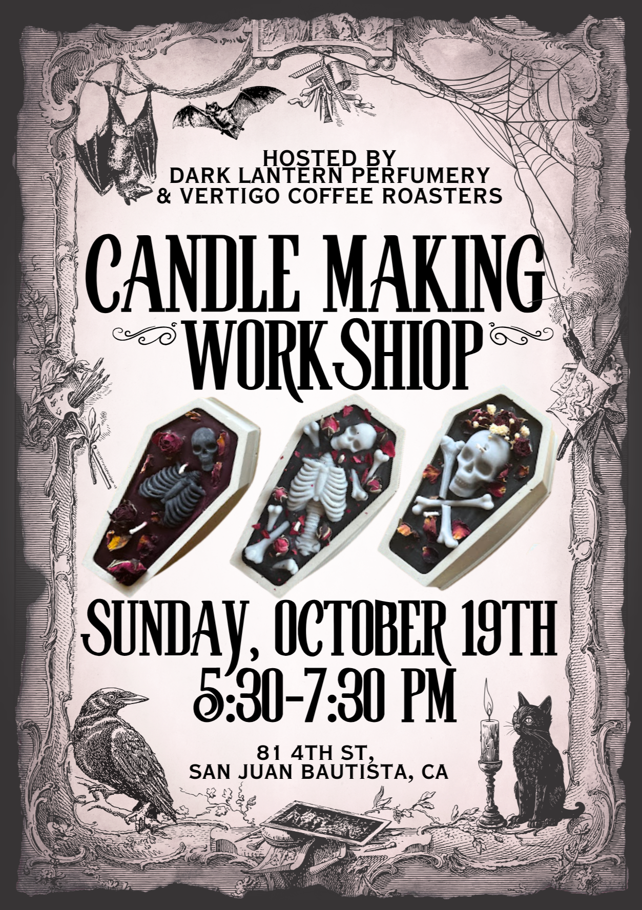 Candle Making Workshop! - Spooky Edition -