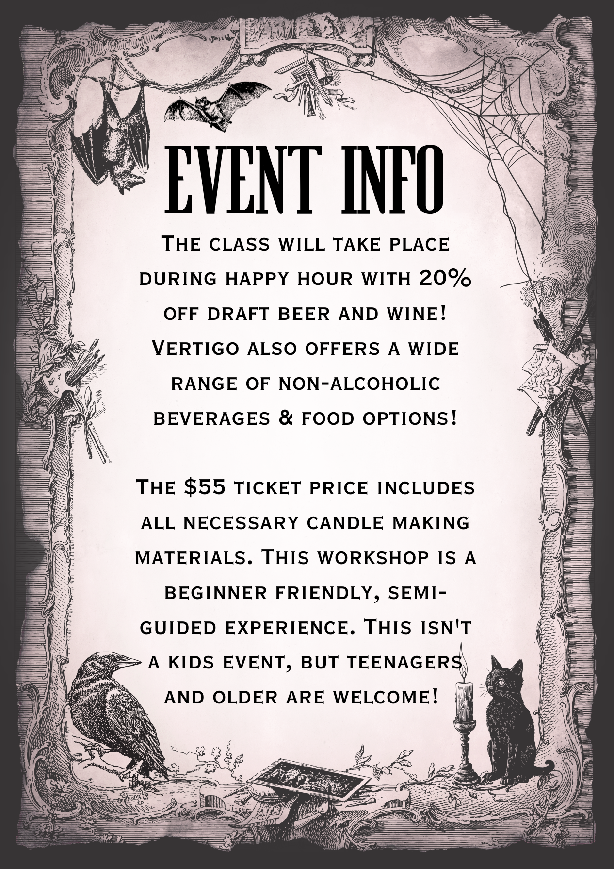 Candle Making Workshop! - Spooky Edition - 10/29
