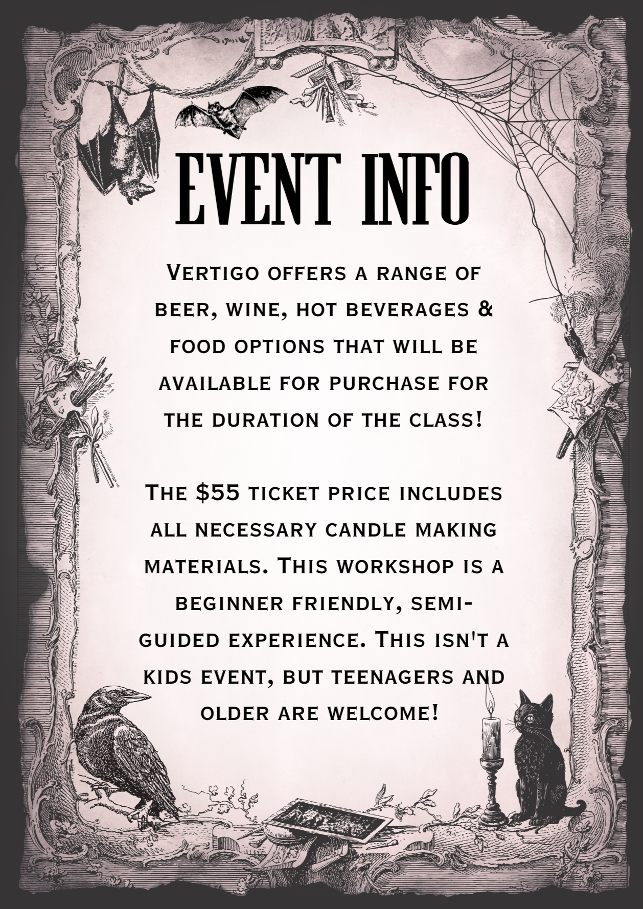 Candle Making Workshop! - Spooky Edition -