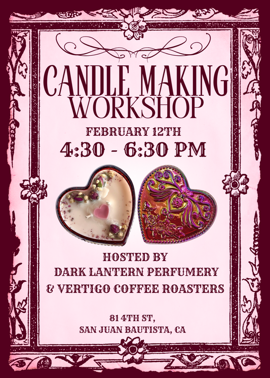 Candle Making Workshop! (Valentines Edition)